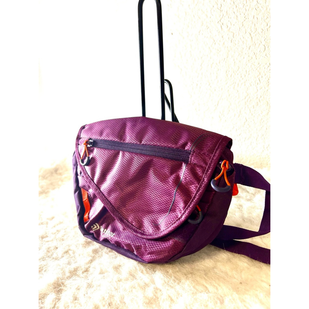 Outdoor Products Purple And Orange Fanny Pack Belt Pouch Waist Hiking Crossbody - Picture 2 of 8